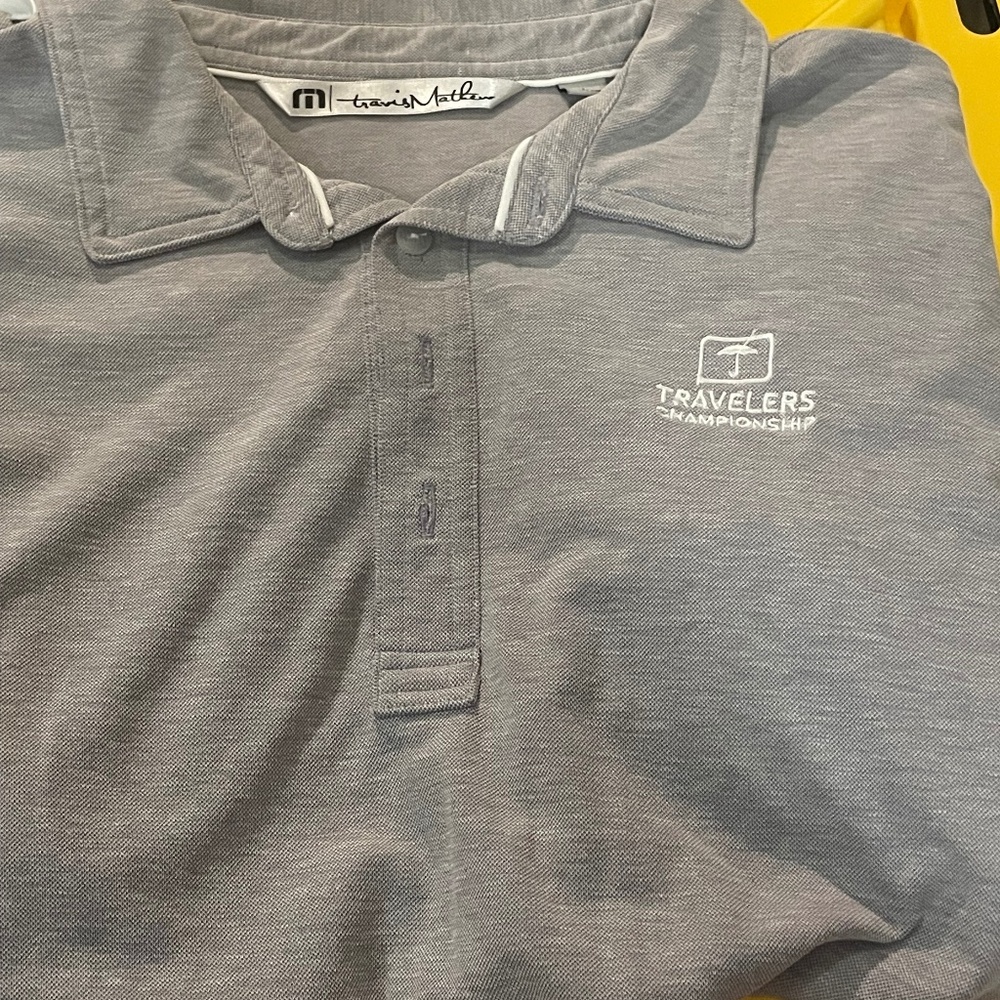 TravisMathew Travelers Championship TPC River Highlands Golf Polo